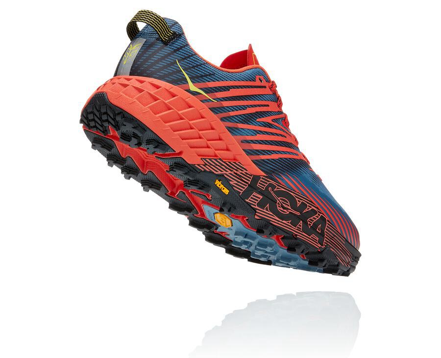 Hoka One One Trailsko Herre - Speedgoat 4 - Rød - 357106HNY